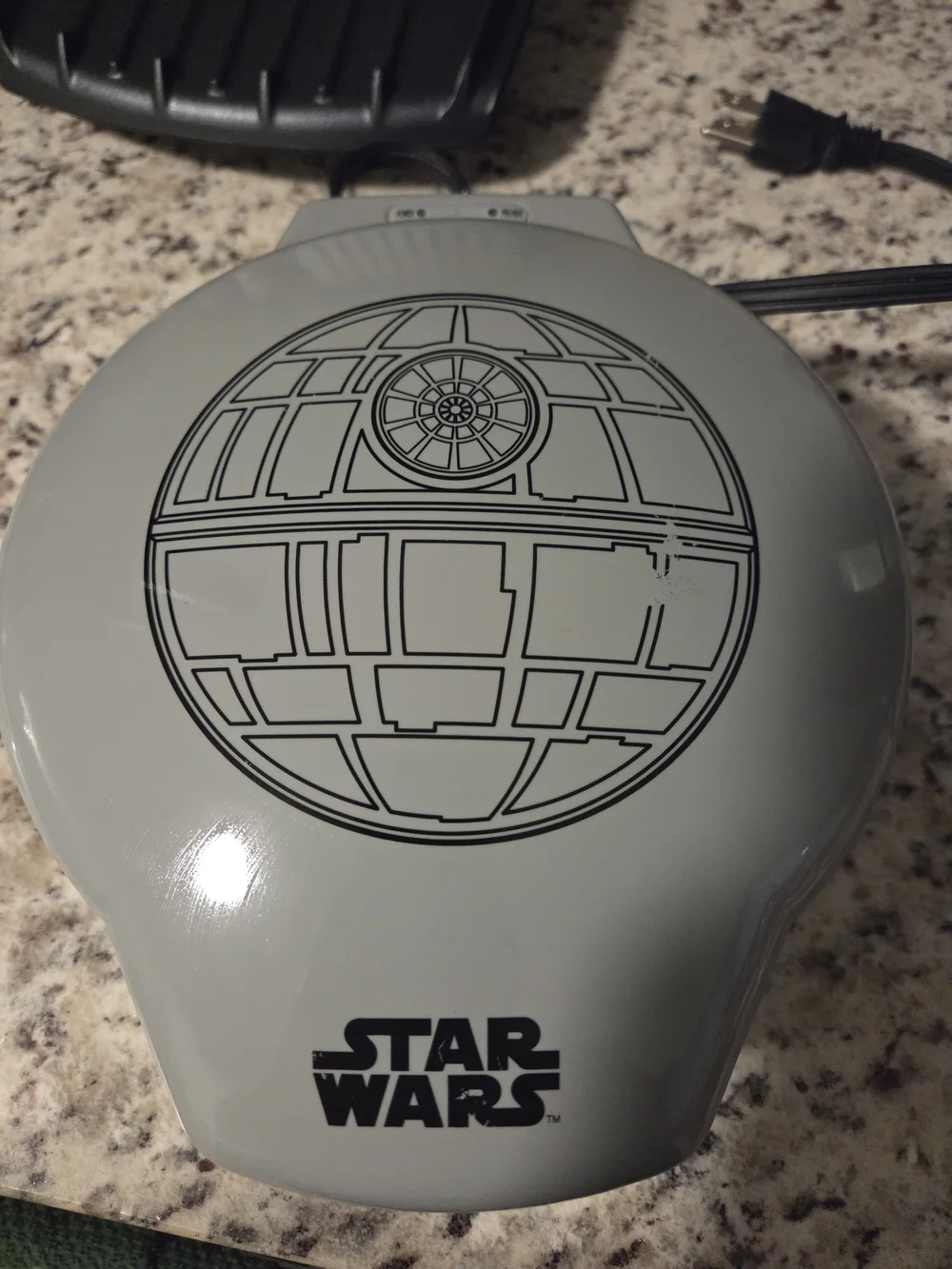 Star Wars Gray Death Star Mini Waffle Iron